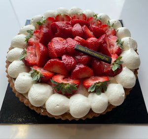 Flan aardbei
